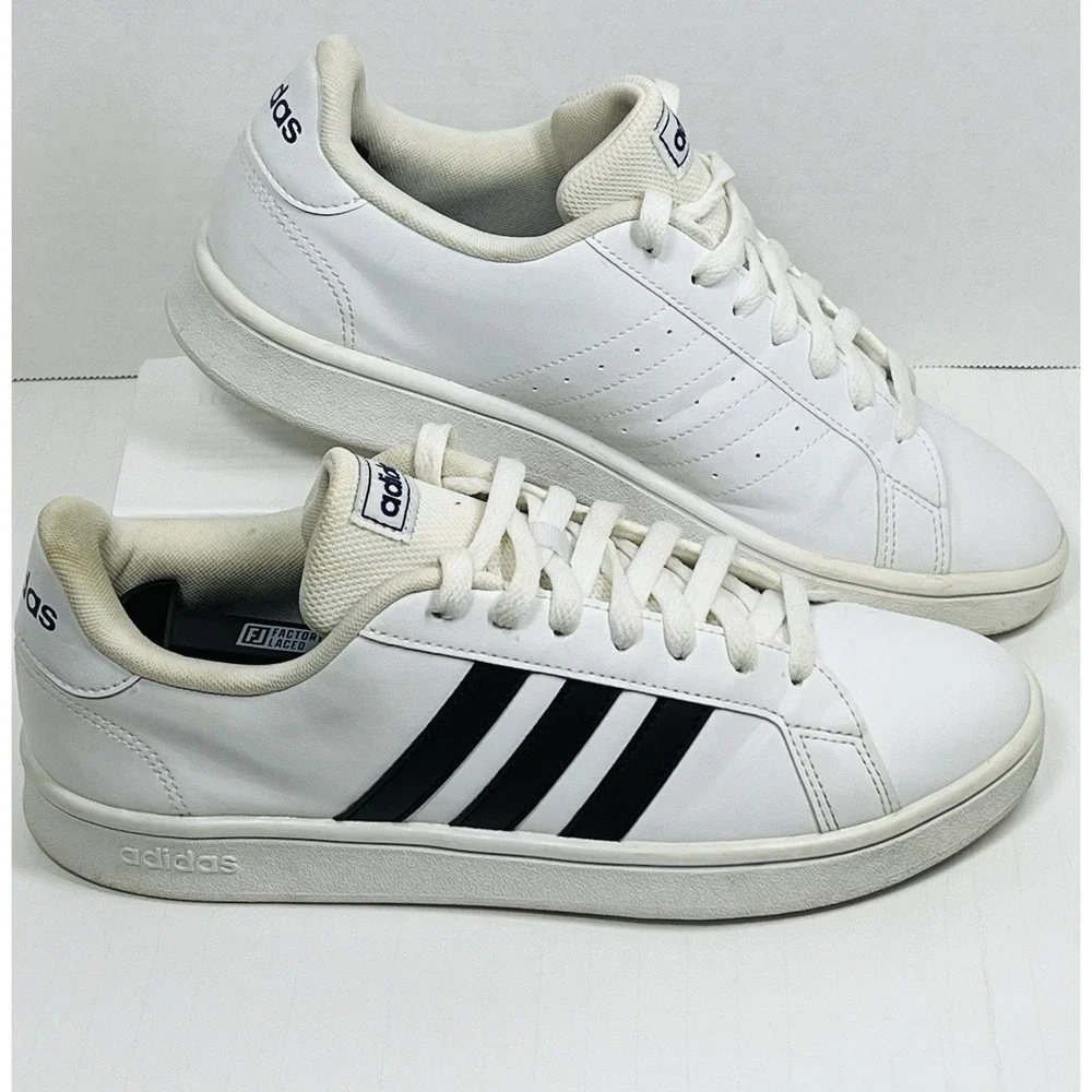Adidas Womens Grand Court Base EE7968‎ White Casual Shoes Sneakers Size 8 Retro